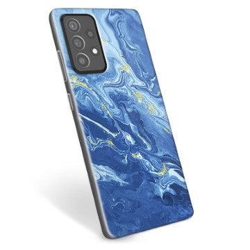 Samsung Galaxy A52 5G, Galaxy A52s TPU Cover - Farverig Marmor