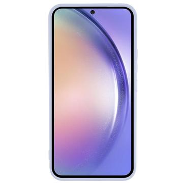 Samsung Galaxy A54 5G Anti-Fingeraftryk Mat TPU Cover - Lyselilla