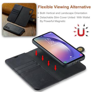 Samsung Galaxy A54 5G DG.Ming Læderpung med Aftageligt Cover - Sort