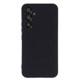 Samsung Galaxy A54 5G Liquid Silikone Cover med Strop - Sort