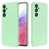 Samsung Galaxy A54 5G Liquid Silikone Cover med Strop - Grøn