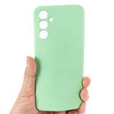 Samsung Galaxy A54 5G Liquid Silikone Cover med Strop - Grøn