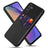 Samsung Galaxy A55 KSQ Cover med Kortholder - Sort