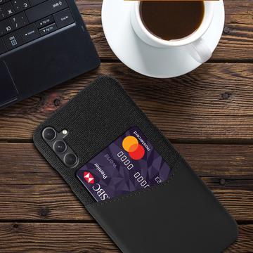 Samsung Galaxy A55 KSQ Cover med Kortholder - Sort