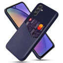 Samsung Galaxy A55 KSQ Cover med Kortholder - Blå