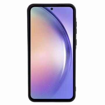 Samsung Galaxy A55 Anti-Fingeraftryk Mat TPU Cover - Sort