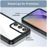 Samsung Galaxy A55 Anti-Shock Hybrid Cover - Sort