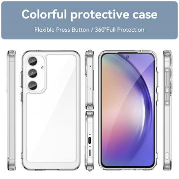 Samsung Galaxy A55 Anti-Shock Hybrid Cover - Gennemsigtig