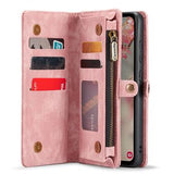 Samsung Galaxy A55 Caseme 008 2-i-1 Multifunktionel Pung - Pink