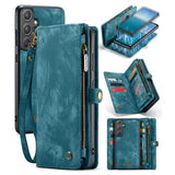 Samsung Galaxy A55 Caseme 008 2-i-1 Multifunktionel Pung - Blå