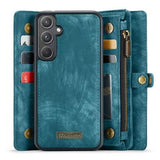 Samsung Galaxy A55 Caseme 008 2-i-1 Multifunktionel Pung - Blå