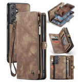 Samsung Galaxy A55 Caseme 008 2-i-1 Multifunktionel Pung - Brun