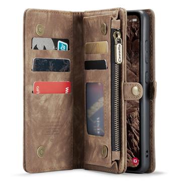 Samsung Galaxy A55 Caseme 008 2-i-1 Multifunktionel Pung - Brun