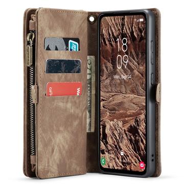 Samsung Galaxy A55 Caseme 008 2-i-1 Multifunktionel Pung - Brun