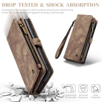 Samsung Galaxy A55 Caseme 008 2-i-1 Multifunktionel Pung - Brun