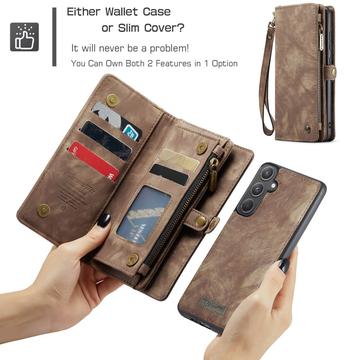 Samsung Galaxy A55 Caseme 008 2-i-1 Multifunktionel Pung - Brun