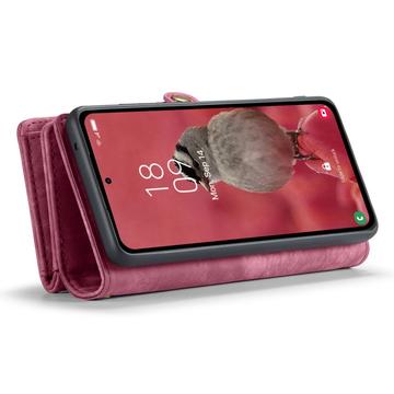 Samsung Galaxy A55 Caseme 008 2-i-1 Multifunktionel Pung - Rød