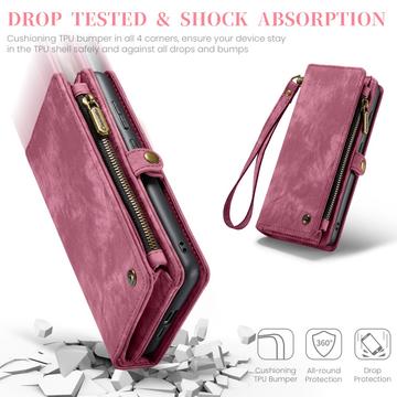 Samsung Galaxy A55 Caseme 008 2-i-1 Multifunktionel Pung - Rød