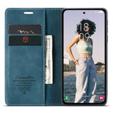 Samsung Galaxy A55 Caseme 013 Series Pung - Blå