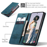 Samsung Galaxy A55 Caseme 013 Series Pung - Blå