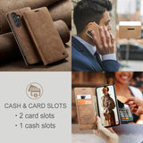 Samsung Galaxy A55 Caseme 013 Series Pung - Brun