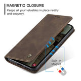 Samsung Galaxy A55 Caseme 013 Series Pung - Kaffe