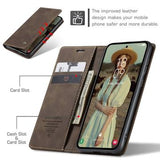 Samsung Galaxy A55 Caseme 013 Series Pung - Kaffe