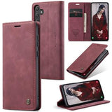 Samsung Galaxy A55 Caseme 013 Series Pung - Vinrød