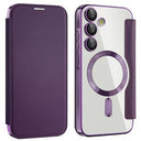 Samsung Galaxy A55 Flip cover med kortholder - MagSafe-kompatibel - Lilla