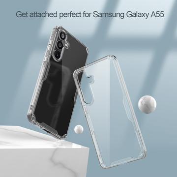 Samsung Galaxy A55 Nillkin Nature TPU Pro Hybrid Cover - Gennemsigtig