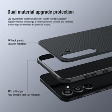 Samsung Galaxy A55 Nillkin Super Frosted Shield Pro Hybrid Cover - Sort