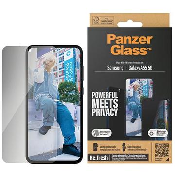 Samsung Galaxy A55 PanzerGlass Ultra-Wide Fit Privacy EasyAligner Hærdet Glas - 9H