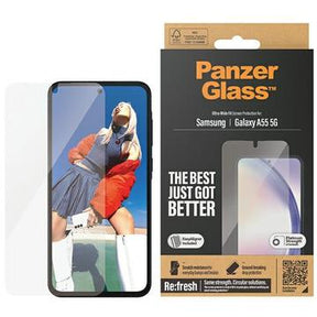 Samsung Galaxy A55 PanzerGlass Ultra-Wide Fit Skærmbeskyttelse - 9H
