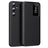 Samsung Galaxy A55 Smart Clear View Flip etui med kortplads - Sort