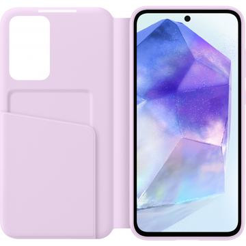 Samsung Galaxy A55 Smart View Wallet Cover EF-ZA556CVEGWW - Lyselilla
