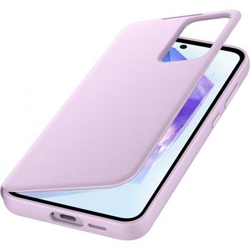 Samsung Galaxy A55 Smart View Wallet Cover EF-ZA556CVEGWW - Lyselilla