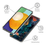 Samsung Galaxy A55 Stilfuld Ultra-Slim TPU Cover - Farverige Skyer