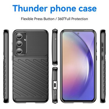 Samsung Galaxy A55 Thunder Series TPU Cover - Sort