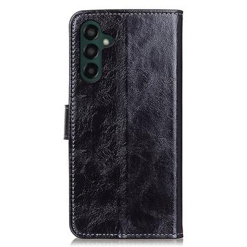 Samsung Galaxy A55 Pung Taske med Magnetisk Lukning - Sort