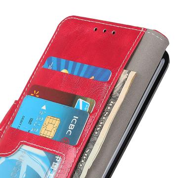 Samsung Galaxy A55 Pung Taske med Magnetisk Lukning - Rød