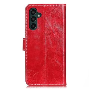 Samsung Galaxy A55 Pung Taske med Magnetisk Lukning - Rød
