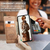 Samsung Galaxy A56 Caseme 013 Series Pung - Brun