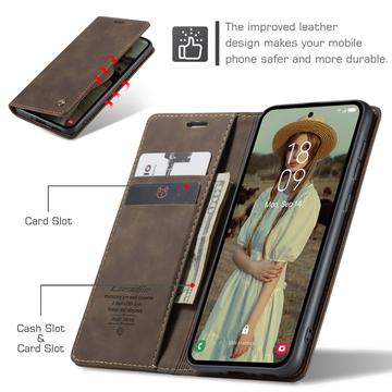 Samsung Galaxy A56 Caseme 013 Series Pung - Kaffe