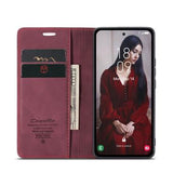 Samsung Galaxy A56 Caseme 013 Series Pung - Vinrød