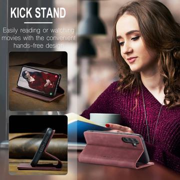 Samsung Galaxy A56 Caseme 013 Series Pung - Vinrød