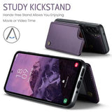 Samsung Galaxy A56 Caseme C22-etui RFID-kortpung - lilla
