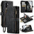 Samsung Galaxy A56 Caseme C30 Multifunktionel Pung - Sort