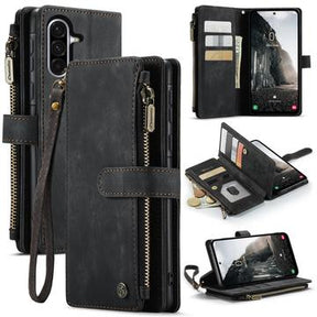 Samsung Galaxy A56 Caseme C30 Multifunktionel Pung - Sort