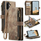 Samsung Galaxy A56 Caseme C30 Multifunktionel Pung - Brun