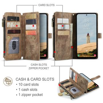 Samsung Galaxy A56 Caseme C30 Multifunktionel Pung - Brun